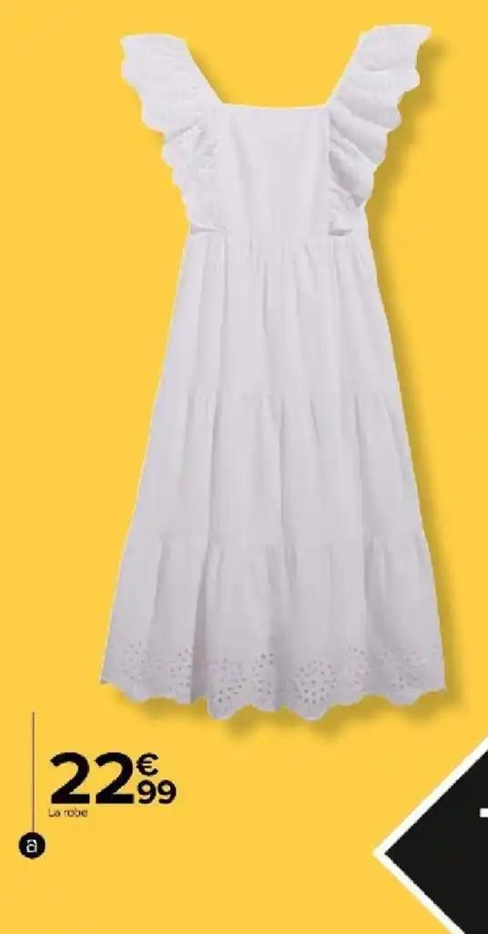 Robe broderie