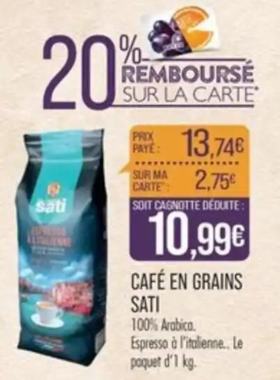 CAFÉ EN GRAINS SATI