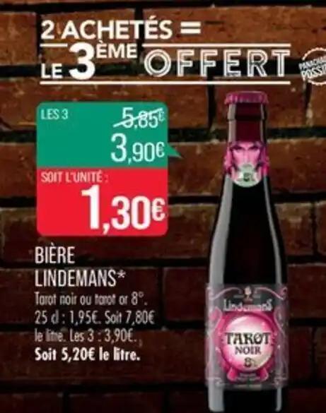 BIÈRE LINDEMANS*