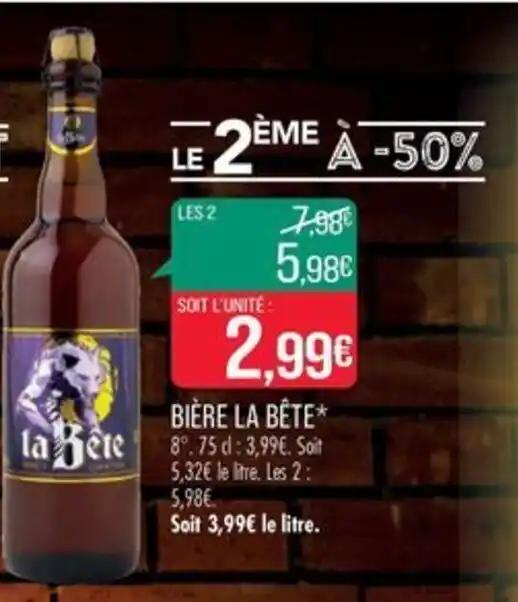 BIÈRE LA BÊTE*