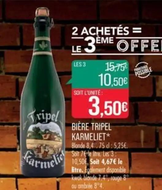 BIÈRE TRIPEL KARMELIET