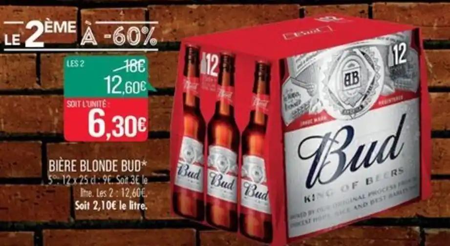 BIÈRE BLONDE BUD⭑