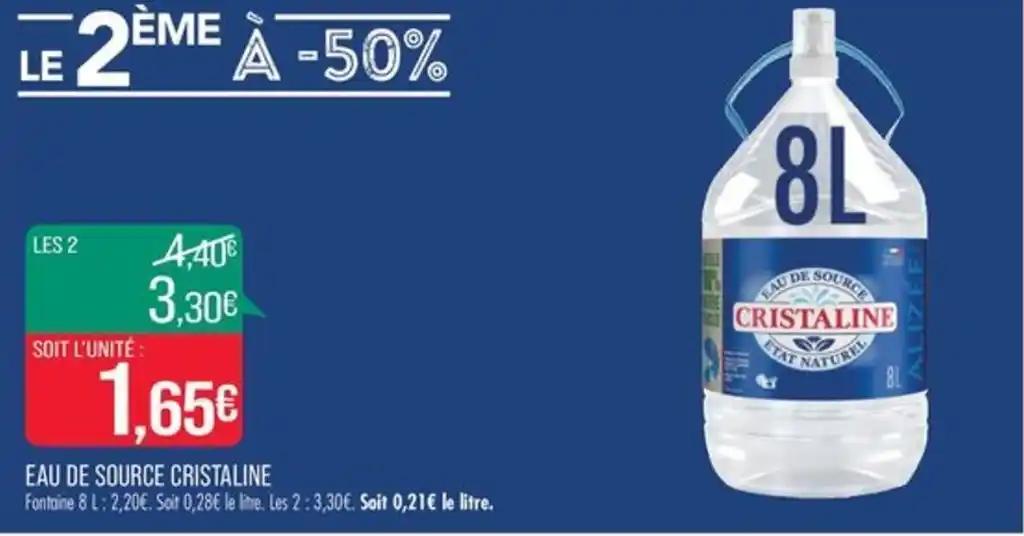 EAU DE SOURCE CRISTALINE