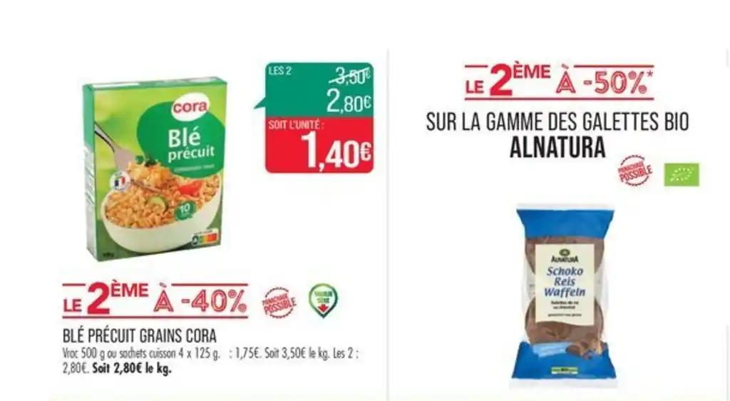 BLÉ PRÉCUIT GRAINS CORA