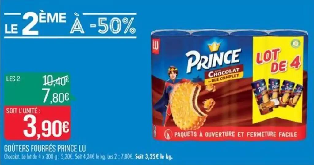 GOÛTERS FOURRÉS PRINCE LU