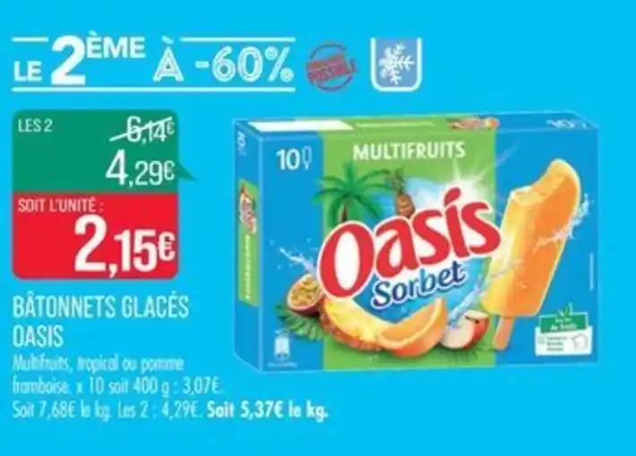 BÂTONNETS GLACÉS OASIS