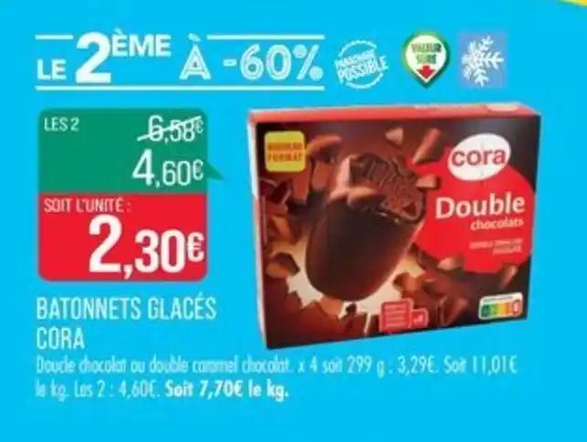 BATONNETS GLACÉS CORA