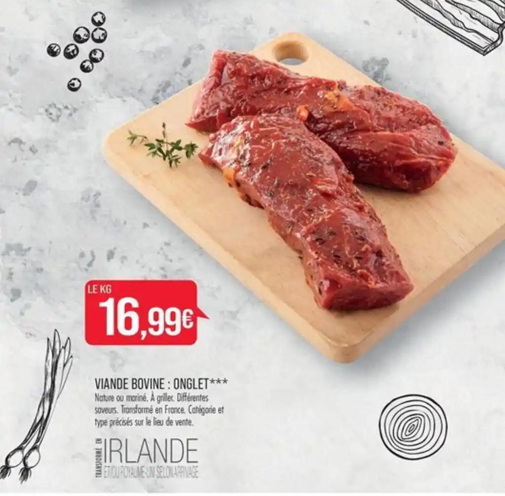 VIANDE BOVINE: ONGLET