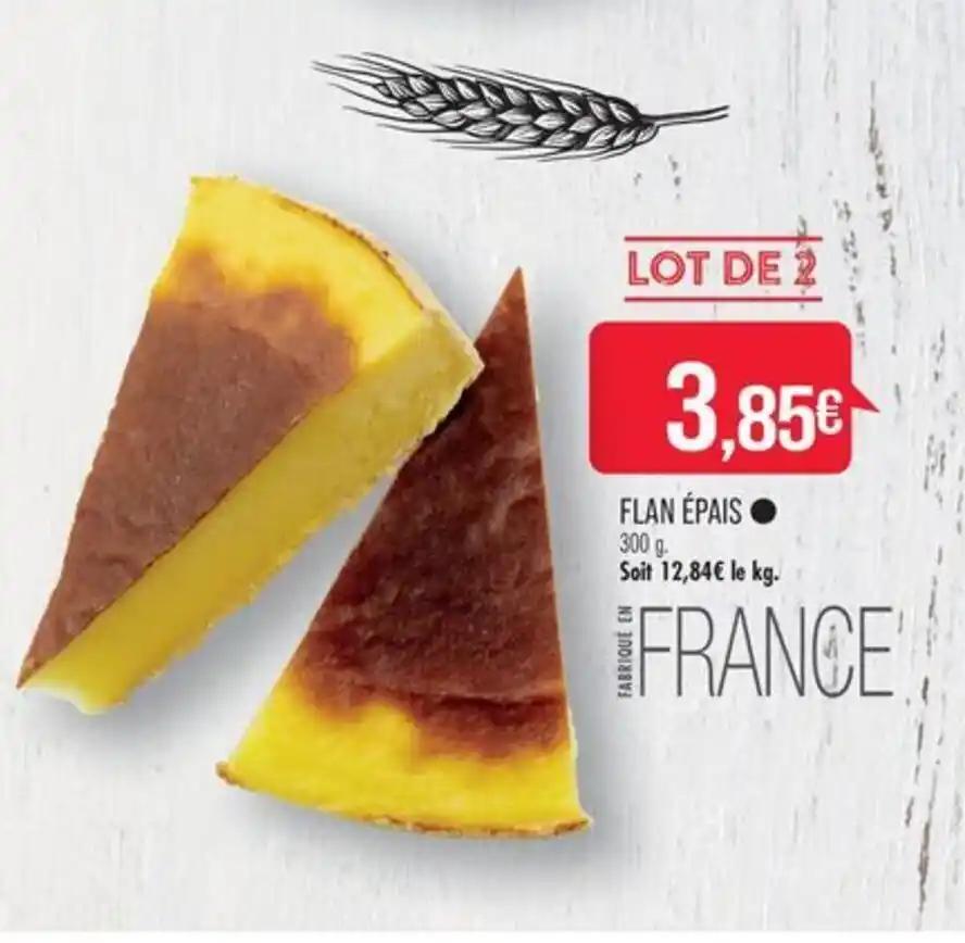 FLAN ÉPAIS 300 g.