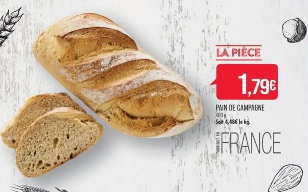 PAIN DE CAMPAGNE 400 g