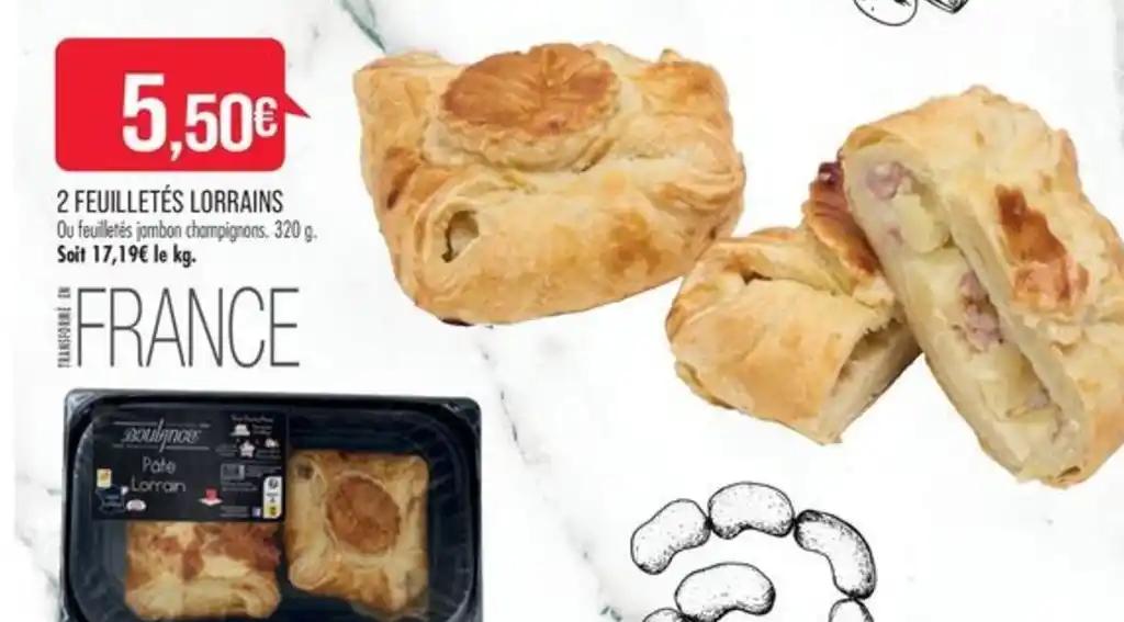 2 FEUILLETÉS LORRAINS