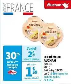 Auchan - le crémeux