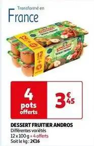 Andors - desserts fruitier