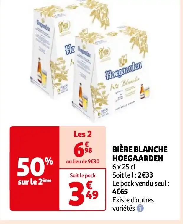 Promotion Exclusives de Bière blanche hoegaarden : Découvrez l'Offre incontournable
