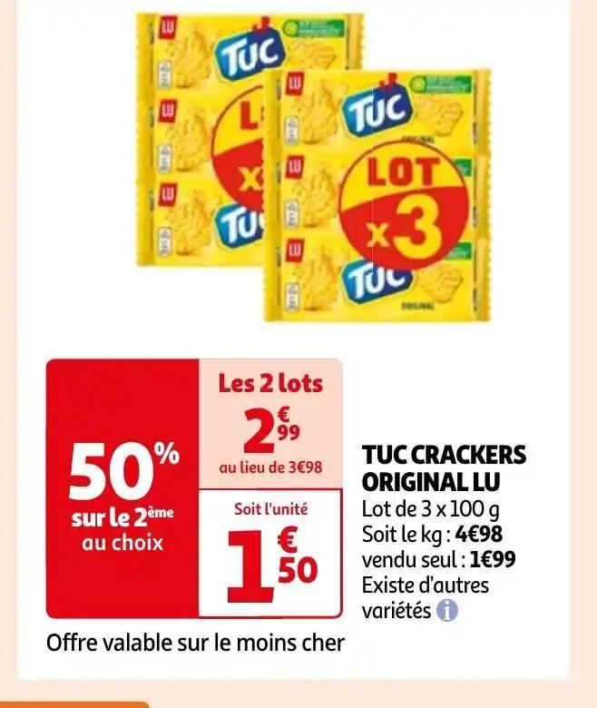 TUC CRACKERS ORIGINAL LU
