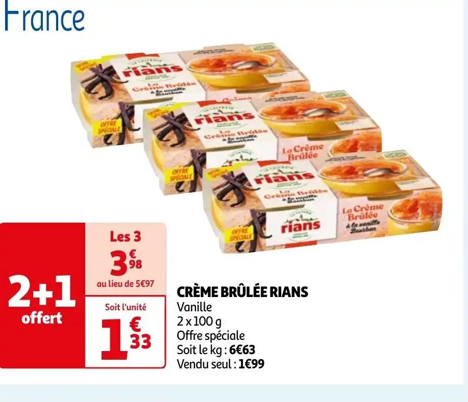 CRÈME BRÛLÉE RIANS