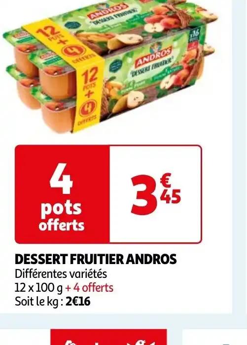 DESSERT FRUITIER ANDROS