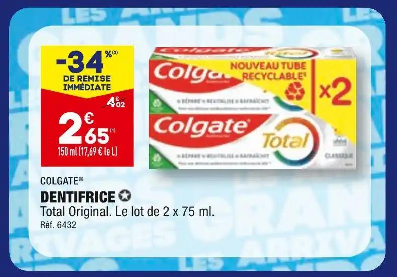 COLGATE DENTIFRICE