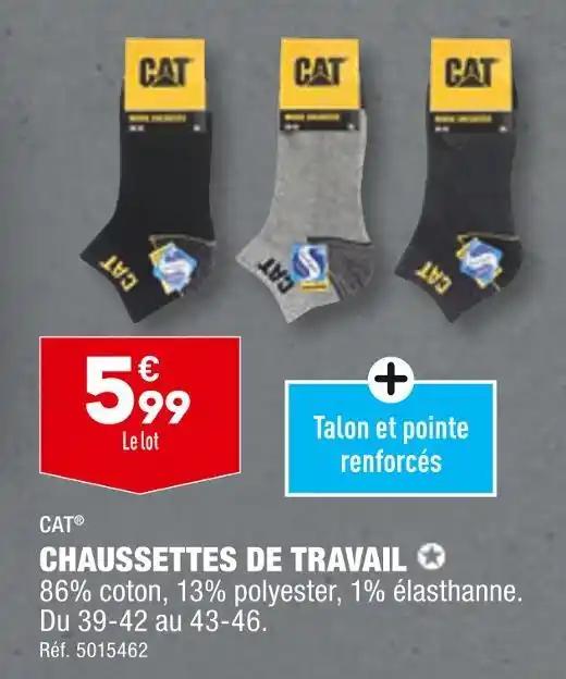 CAT CHAUSSETTES DE TRAVAIL