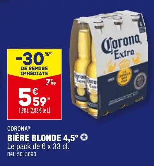 CORONA BIÈRE BLONDE 4,5°