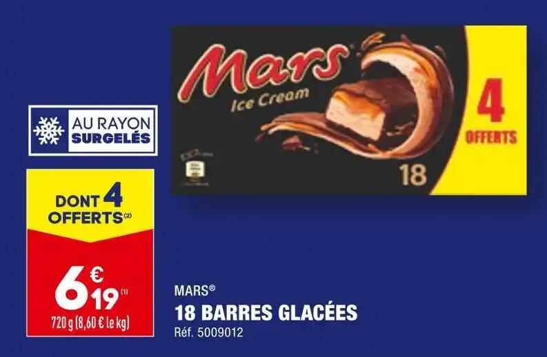 MARS 18 BARRES GLACÉES