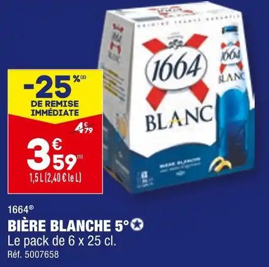 1664 BIÈRE BLANCHE 5°