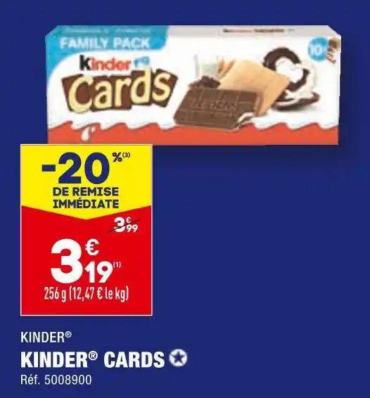 KINDER KINDER CARDS