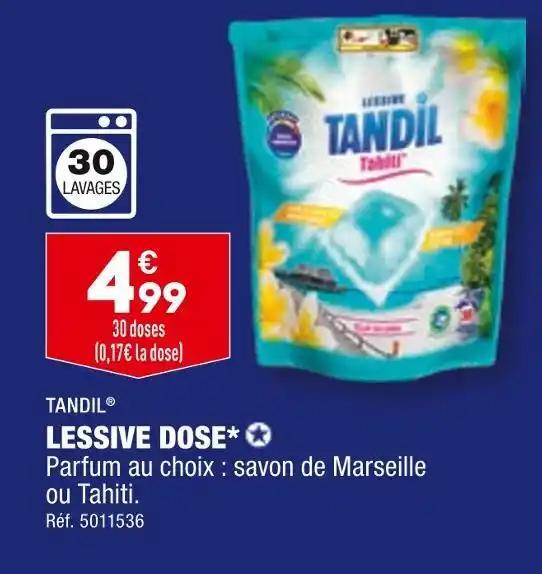 TANDIL LESSIVE DOSE