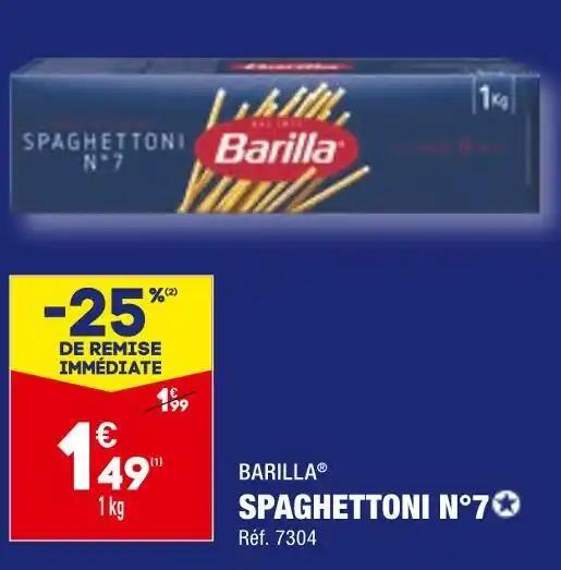 BARILLA SPAGHETTONI N°7