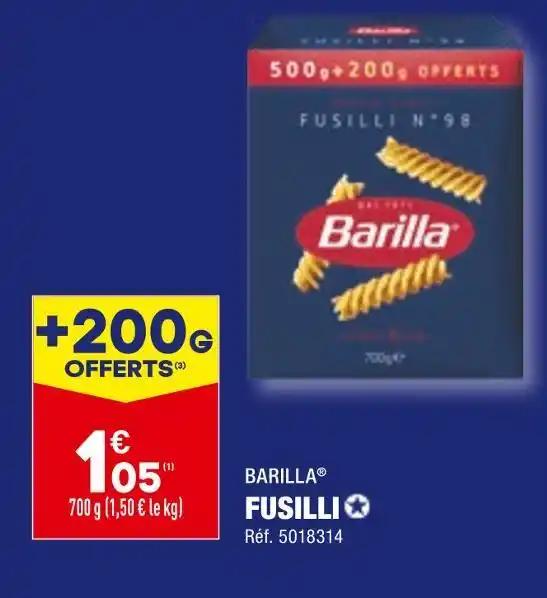 BARILLA FUSILLI