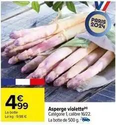 Asperge violette