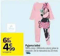 Disney - pyjama bébé