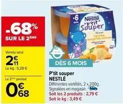 Nestlé - p'tit souper