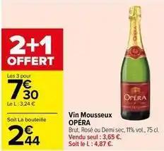 Opéra - vin mousseux