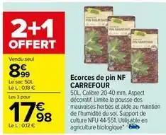 Carrefour - ecorces de pin nf