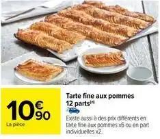 Tarte fine aux pommes