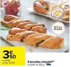 4 torsades chocolat