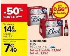 Bud - bière blonde