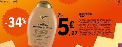 SHAMPOOING "OGX"