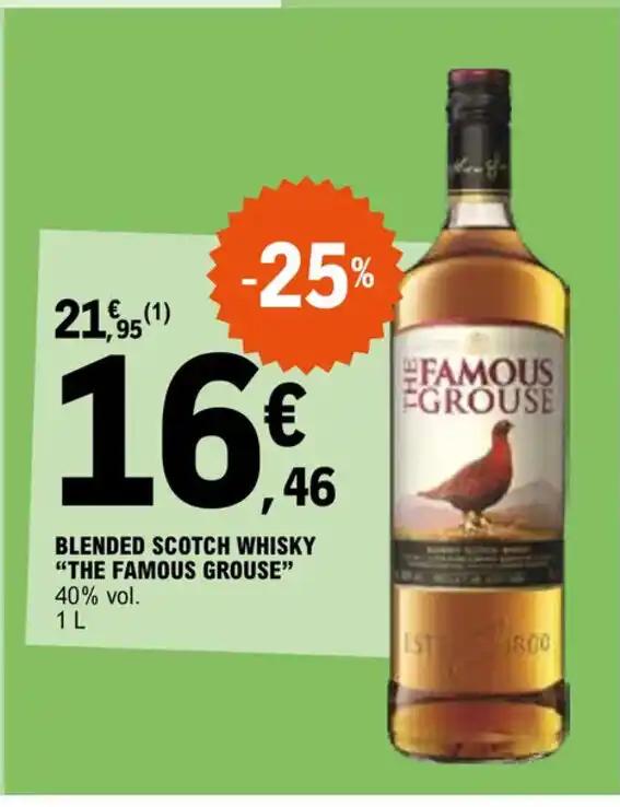 BLENDED SCOTCH WHISKY "THE FAMOUS GROUSE" 40% vol.
