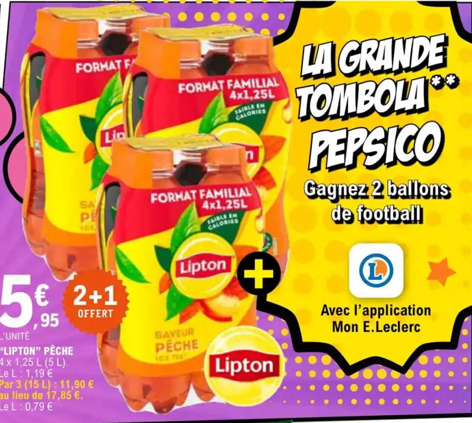 "LIPTON" PÊCHE