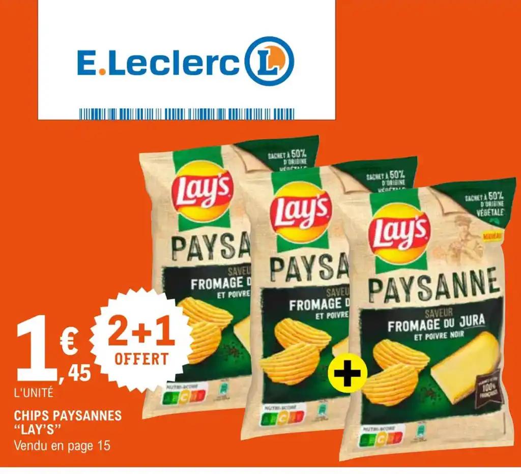 CHIPS PAYSANNES "LAY'S"