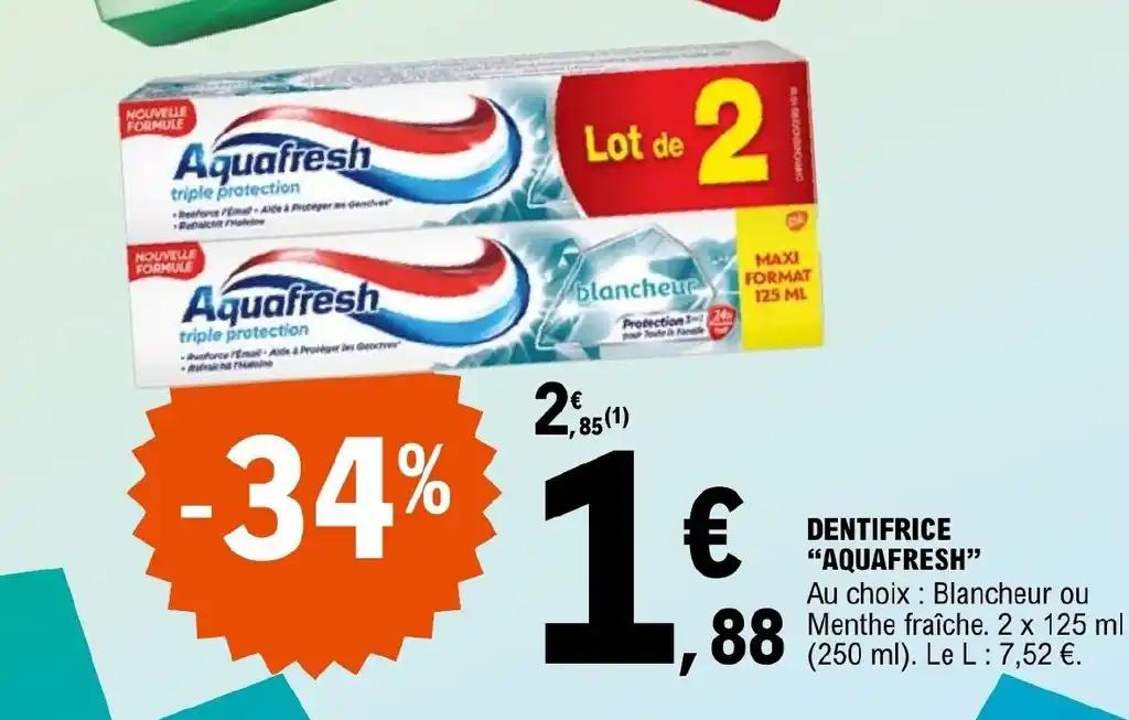 DENTIFRICE "AQUAFRESH"