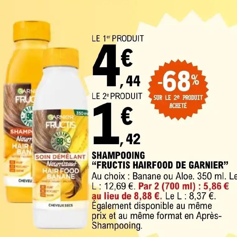 Shampooing "Fructis Hairfood De Garnier"