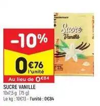 Sucre vanille