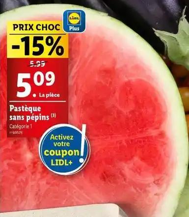 Pastèque sans pépins