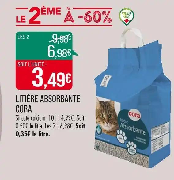 CORA LITIÈRE ABSORBANTE