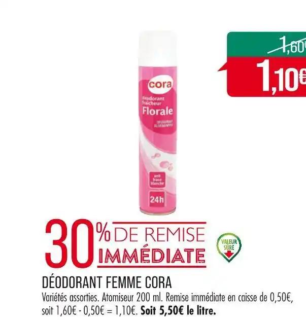 CORA DÉODORANT FEMME