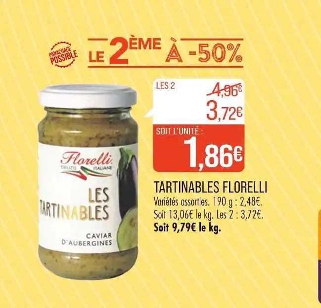 FLORELLI TARTINABLES