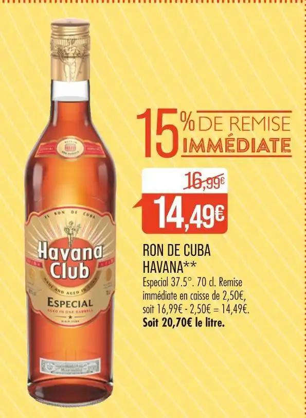 HAVANA CLUB RON DE CUBA